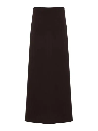 P.a.r.o.s.h Embroidered Skirt In Brown