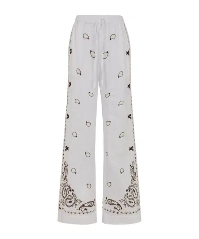 P.a.r.o.s.h . Embroidered Trousers In Multi
