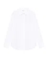 P.a.r.o.s.h Womens Eyelet Detail Long Sleeve Shirt In White
