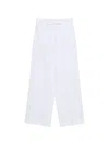 P.a.r.o.s.h Eyelet Drawstring Trousers In White