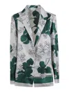 P.a.r.o.s.h Fantasy Silk Twill Jacket In Multi
