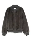 P.a.r.o.s.h Faux-fur Bomber Jacket In Brown