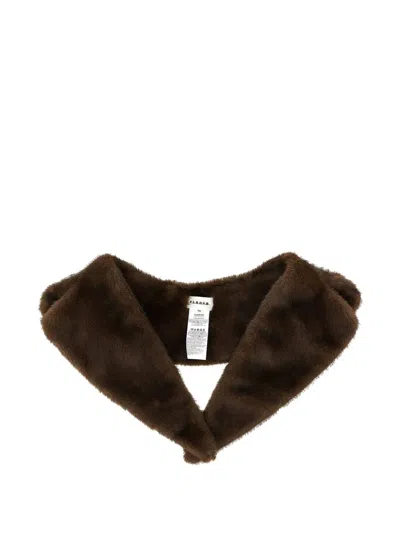P.a.r.o.s.h Faux-fur Collar In Brown