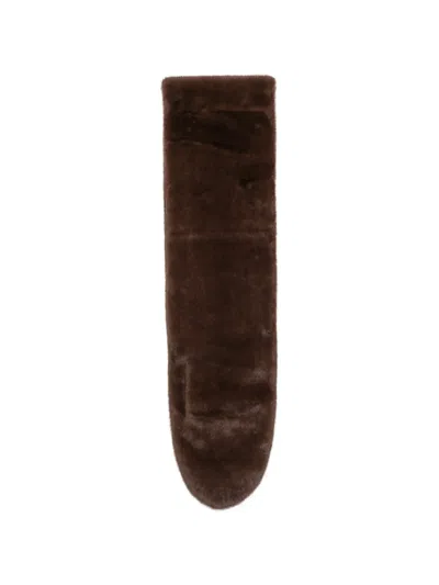 P.a.r.o.s.h Faux-fur Scarf In Brown