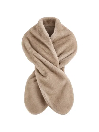 P.a.r.o.s.h Faux-fur Scarf In Brown