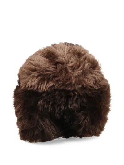 P.a.r.o.s.h Faux-fur Trapper Hat In Brown