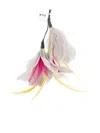 P.a.r.o.s.h Feather-embellished Brooche In Grey