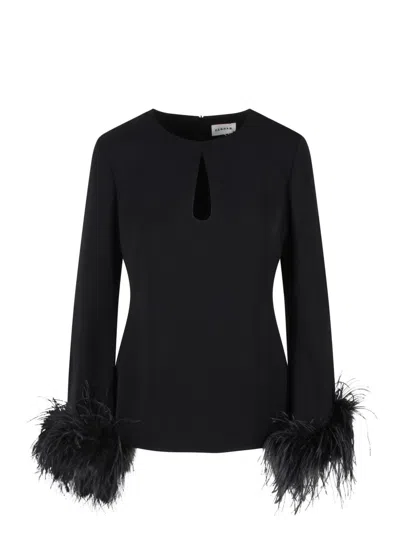 P.a.r.o.s.h Feathers Poker Blouse