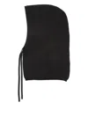 P.a.r.o.s.h Fine-knit Balaclava In Black