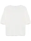 P.a.r.o.s.h Fine-knit Blouse In White