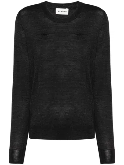 P.a.r.o.s.h Fine-knit Jumper In Anthracite