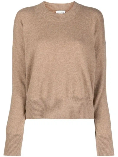 P.a.r.o.s.h Fine-knit Sweatshirt In Brown