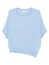 P.a.r.o.s.h Fine-knit Top In Blue