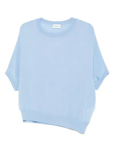 P.a.r.o.s.h Fine-knit Top In Blue