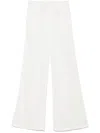 P.a.r.o.s.h . Wide-leg Pants With High Waist In Weiss