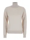 P.a.r.o.s.h . Wool-blend Turtleneck Sweater In Neutral
