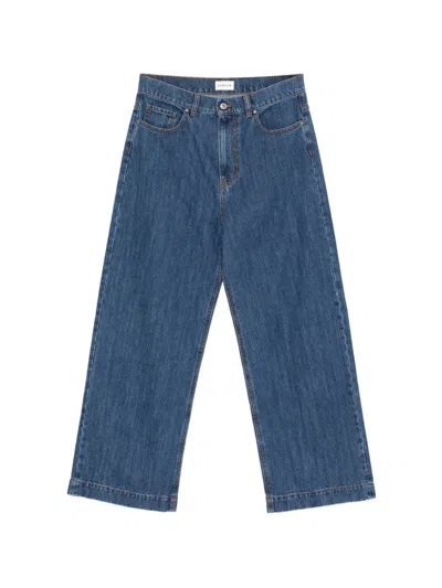 P.a.r.o.s.h Five-pocket Denim Jeans In Blue