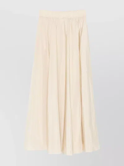 P.a.r.o.s.h Flared Design Skirt With Side Slit Pockets In Multicolor