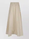 P.a.r.o.s.h Parosh Maxi Skirt With Gathered Elastic Waistband And Flowing Silhouette