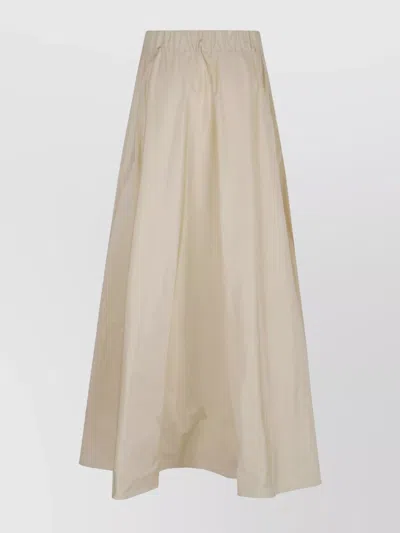 P.A.R.O.S.H FLARED LIGHTWEIGHT ELASTIC WAISTBAND SKIRT
