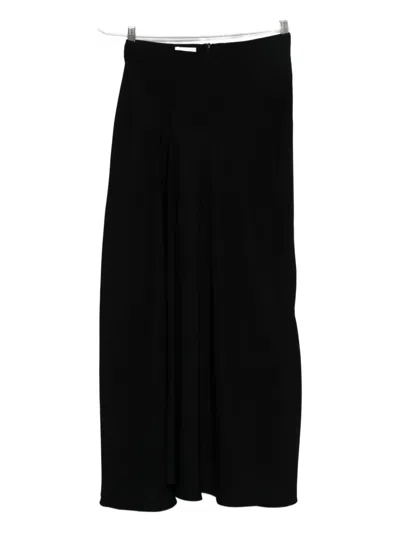 P.a.r.o.s.h Flared Skirt In Black