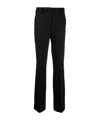 P.a.r.o.s.h . Flared Tailored Pants In Black