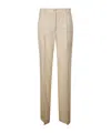 P.a.r.o.s.h . Flared Trousers In Nude