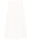 P.a.r.o.s.h A-line Flared High Waist Midi Skirt