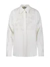 P.a.r.o.s.h Embroidered Detail Long Sleeves Shirt
