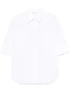 P.a.r.o.s.h Floral-embroidery Shirt In White
