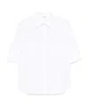 P.a.r.o.s.h Floral-embroidery Shirt In White