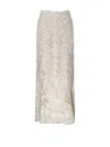P.a.r.o.s.h Floral Lace Maxi Skirt