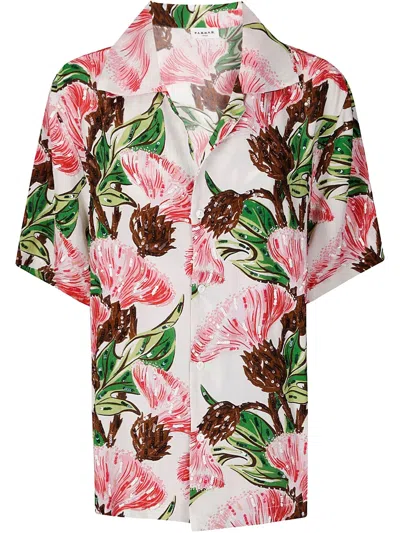 P.a.r.o.s.h Floral-print Shirt In Multicolour