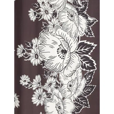P.a.r.o.s.h Floral Wrap Skirt In Brown