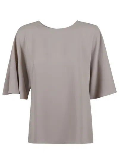 P.A.R.O.S.H P.A.R.O.S.H. FLOWING SLEEVE TOP WITH KEYHOLE BACK DETAIL