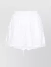 P.a.r.o.s.h Embroidered Frayed Shorts