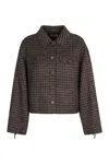 P.a.r.o.s.h . Fringe Jacket In Brown