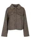 P.a.r.o.s.h Fringed Jacket Jackets Grey In Multi