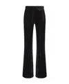 P.a.r.o.s.h High-waisted Flared Trousers In Black