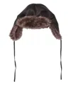 P.a.r.o.s.h Fur-trim Hat In Brown