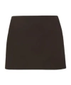 P.a.r.o.s.h Gabardine Mini Skirt In Brown
