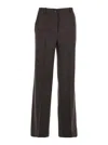 P.a.r.o.s.h Gabardine Pants In Brown