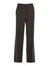 P.a.r.o.s.h Gabardine Pants In Brown