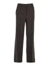 P.a.r.o.s.h Gabardine Pants In Brown