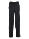 P.a.r.o.s.h Gabardine Pocket Trousers In Blue