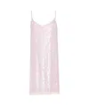P.a.r.o.s.h Gabriel Sequinned Mini Dress In Pink