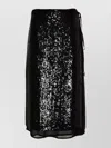 P.a.r.o.s.h Gabriel Sequined Midi Wrap Skirt
