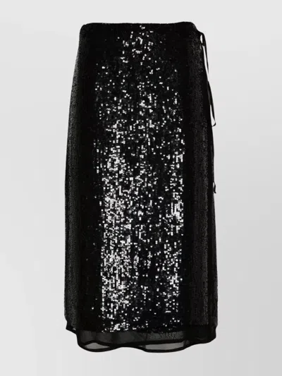 P.A.R.O.S.H GABRIEL SEQUINNED WRAP SKIRT