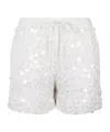 P.a.r.o.s.h Galassia Sequin-embellished Shorts
