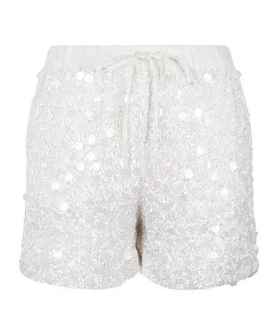 P.a.r.o.s.h Galassia Sequin-embellished Shorts